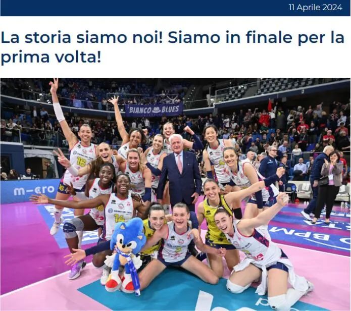 朱婷15分领衔斯坎迪奇，历史性晋级意大利女排联